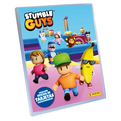Panini Stumble Guys kaardialbumi stardikomplekt (13 kaarti, prantsuskeelne versioon)