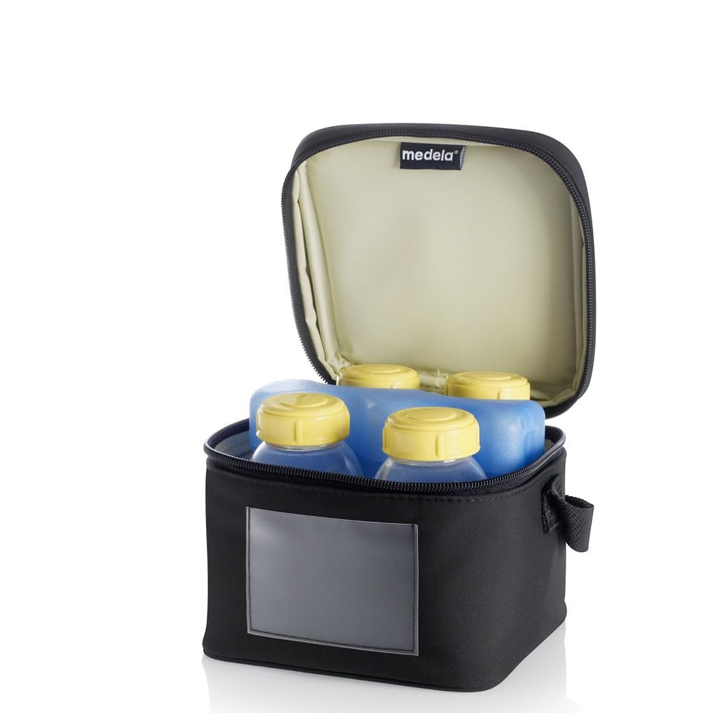 Medela jahutuskott 4 × 150 ml piimahoidmis pudeliga ja külmaelemendiga