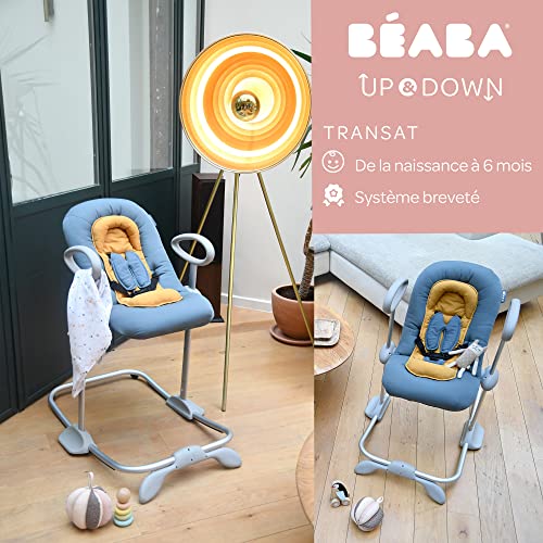 BÉABA Up & Down lamamistool mängukaarega, honey grey