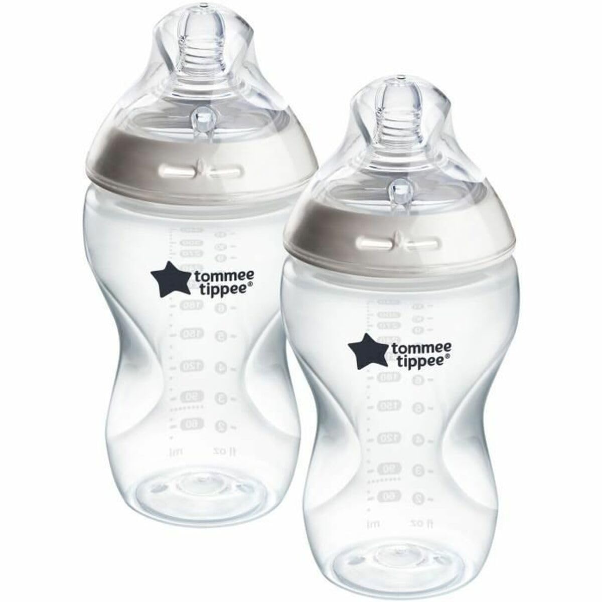 Tommee Tippee Natural Start lutipudelid koolikuvastase ventiiliga, 340 ml (2 tk)