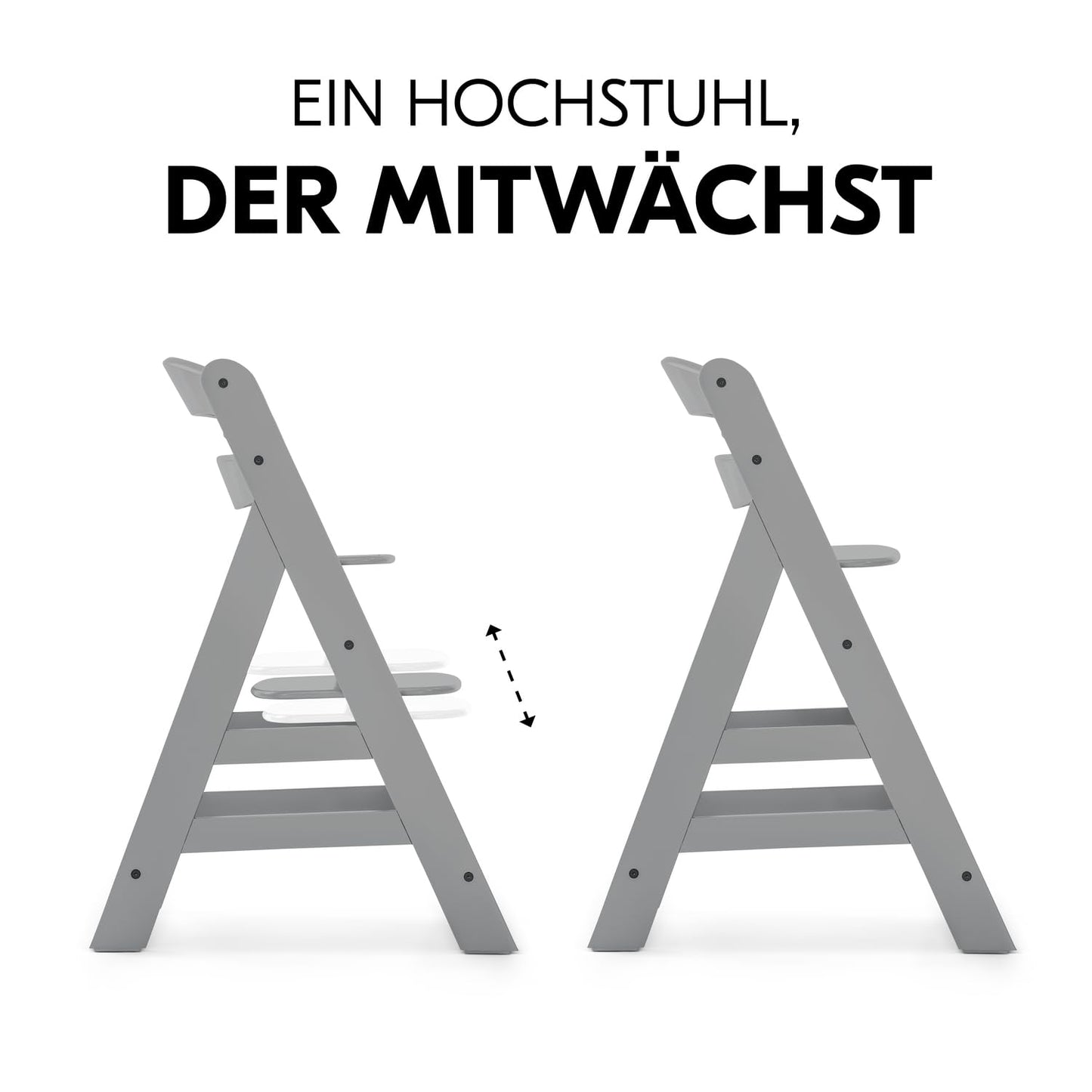 Hauck Alpha+ puidust söögitool (kuni 90 kg)