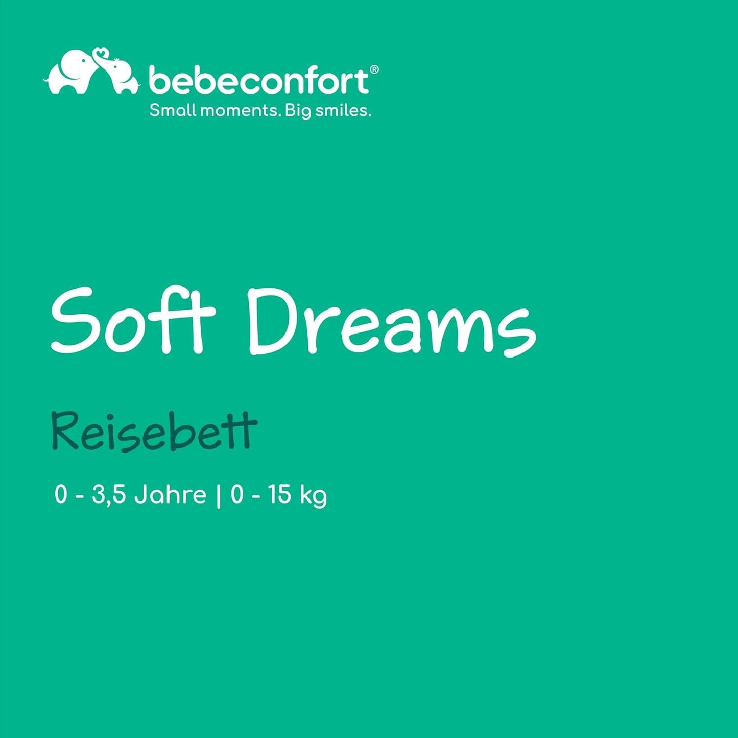Bebeconfort Soft Dreams reisivoodi, 0-3 a (kuni 15 kg), puidukiu-vahtmatratsiga, Tinted Graphite