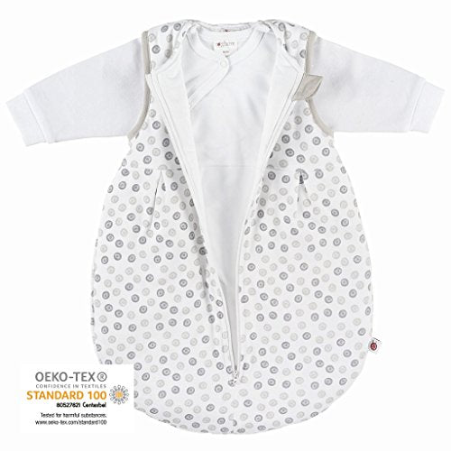 Coconette 2-osaline aastaringne beebi magamiskott Circle, 100% puuvill, 0–3 kuud (50/56)