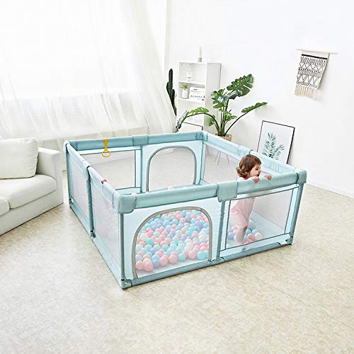 Star Ibaby Oxford XL -leikkikehä erittäin pehmeällä leikkimatolla, 125 × 125 cm, harmaa (Soft Grey)