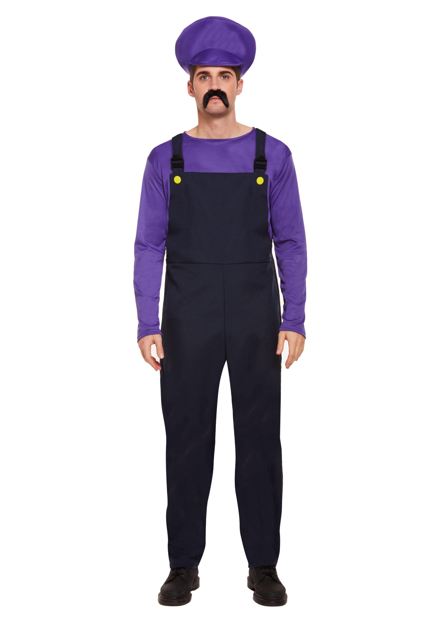 Meeste torumehe karnevalikostüüm L/XL, retro videomängu stiilis, lilla