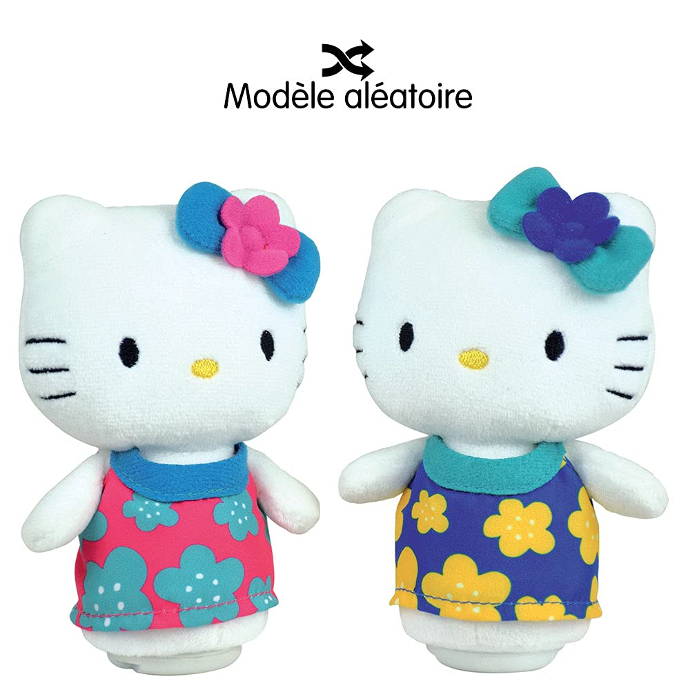 Jemini Hello Kitty pehme mänguasi Bluetooth-kõlariga, u 11 cm (roosa või sinine kleit)