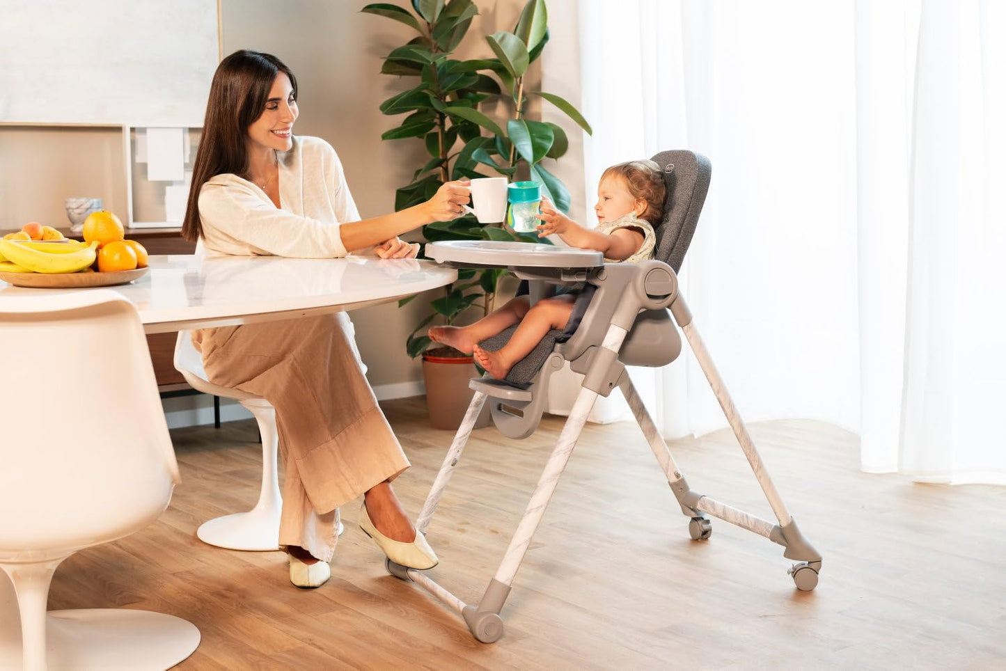 Chicco Polly Armonia multifunktsionaalne söögitool ja lamamistool 0–40 kg, reguleeritav, roheline