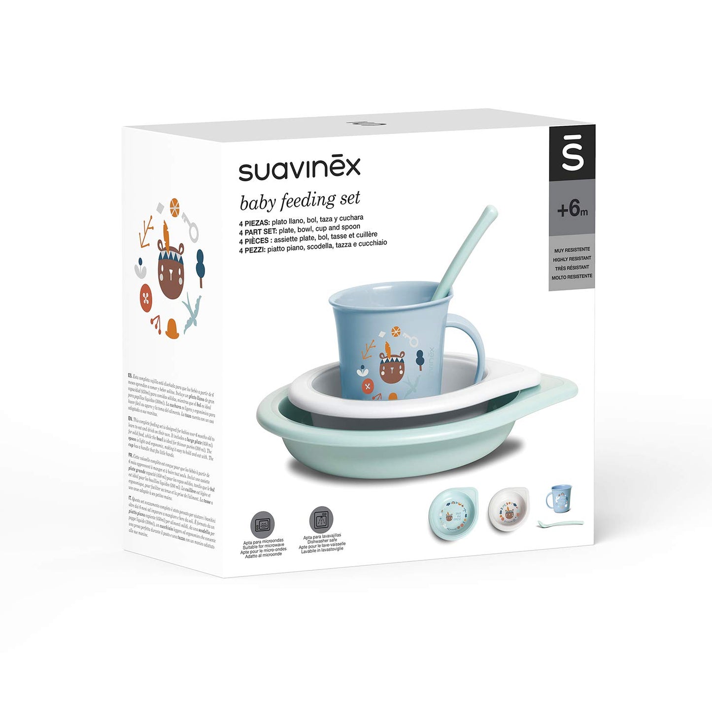 Suavinex Forest Blue beebisöögikomplekt +6 kuud