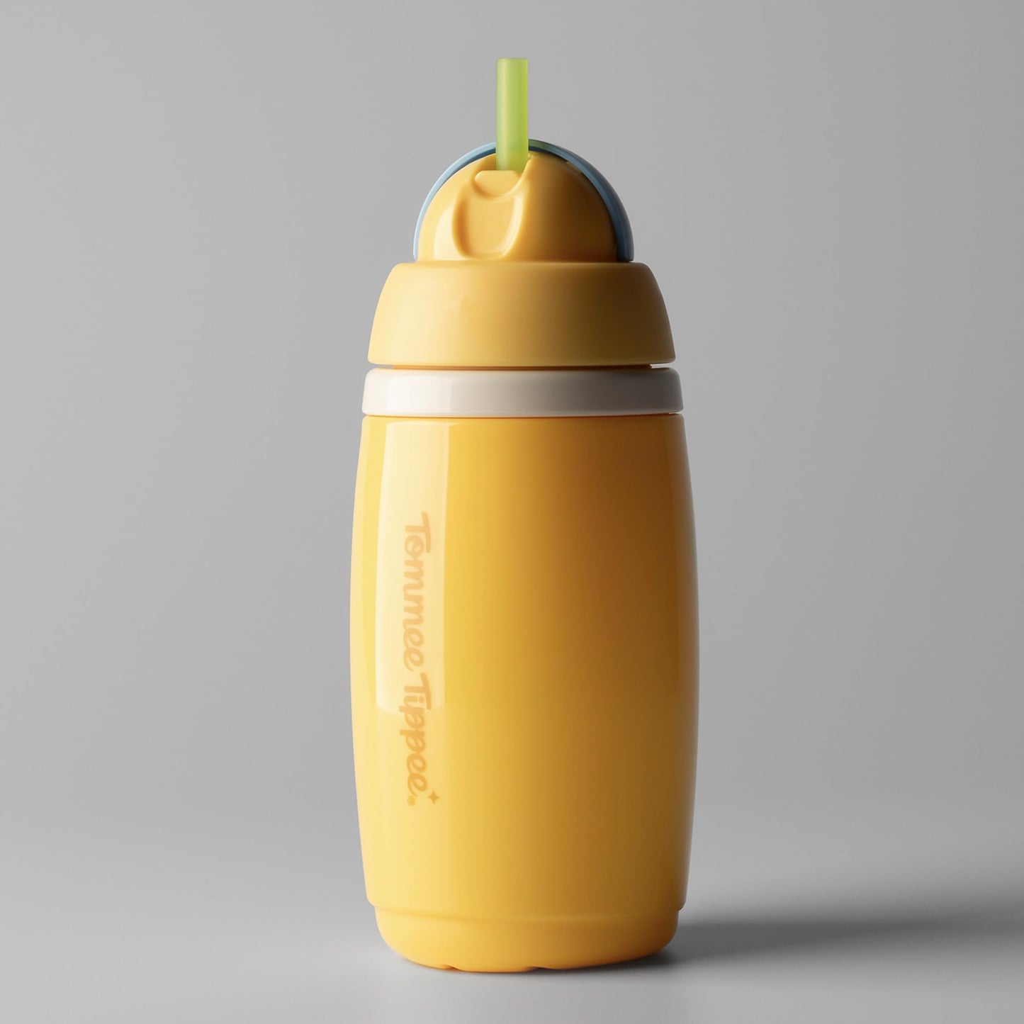Tommee Tippee isoleeritud kõrrega joogipudel 266 ml, lekkekindel, 12+ kuud, sinine/kollane, 2-pakis