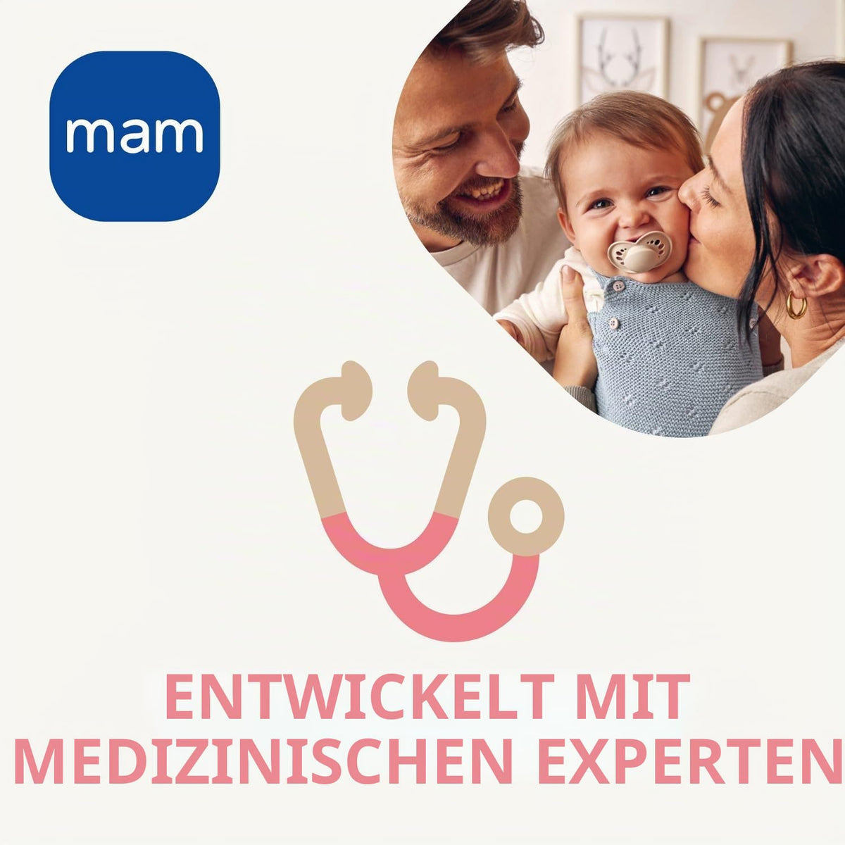 MAM Easy Start Anti-Colic tuttipullosetti 2 kpl, 260 ml, vaaleanpunainen, 2-4 kk, A138