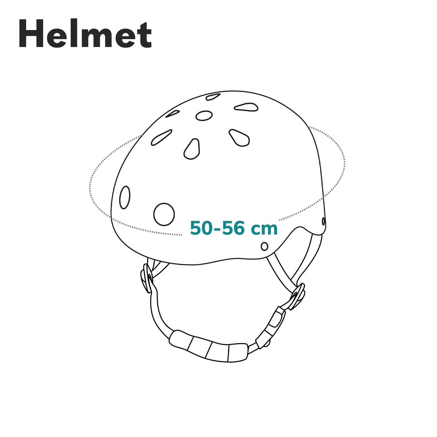 Lionelo lastekiiver Helmet Beige Sand S 50-56 cm, lõuakaitsega