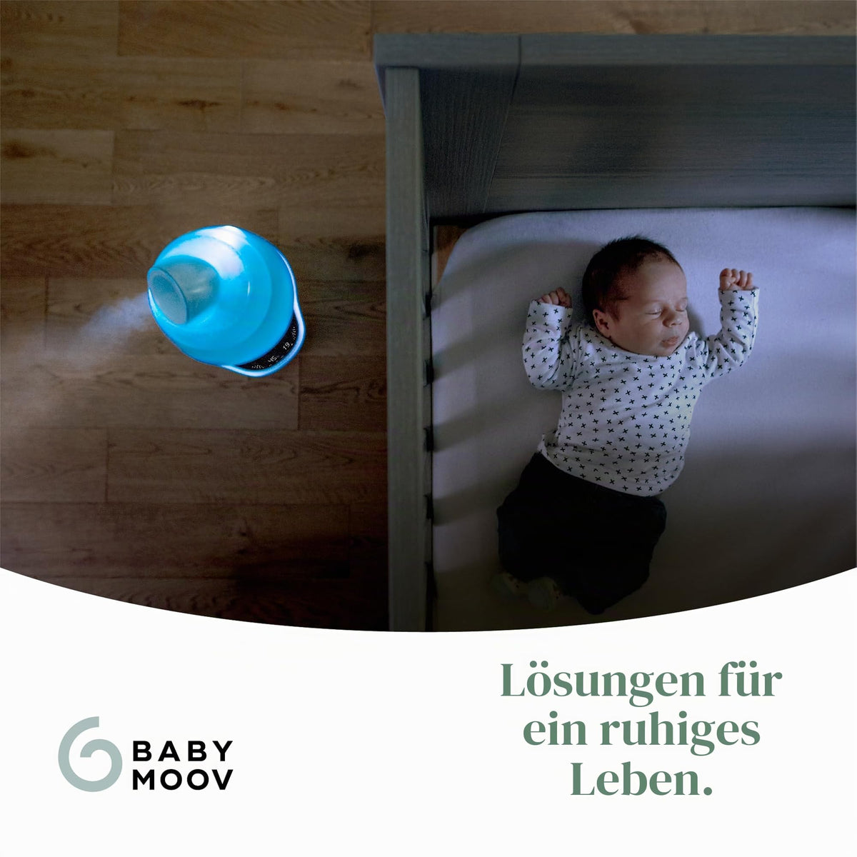 Babymoov Hygro Plus digitaalinen ilmankostutin 7-värisellä yövalolla, 2,5 l, jopa 20 m²