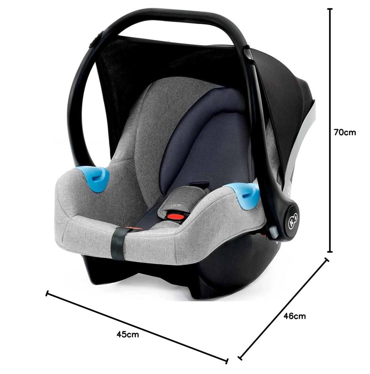 Kinderkraft Mink Pro i-Size -turvakaukalo 40–75 cm, musta