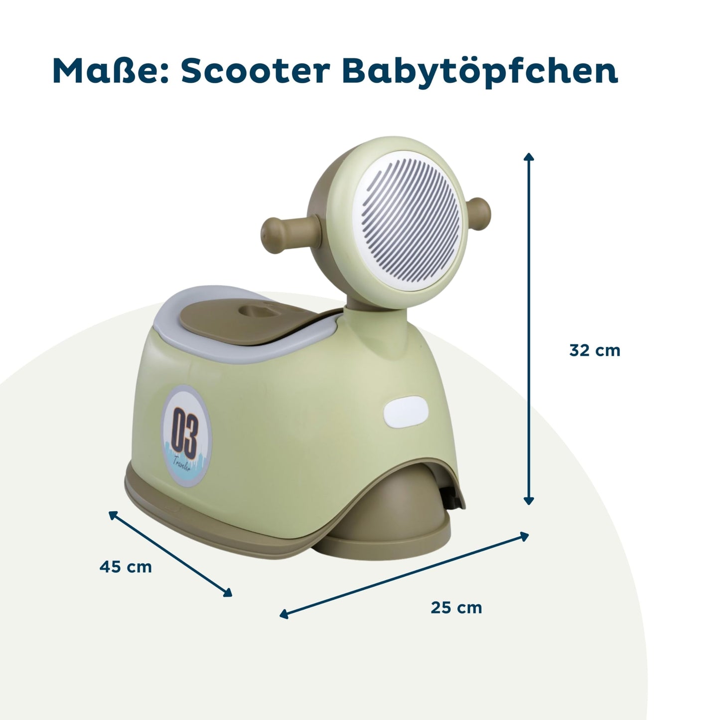 Thermobaby lastepotike Scooter, roheline, 18+ kuud