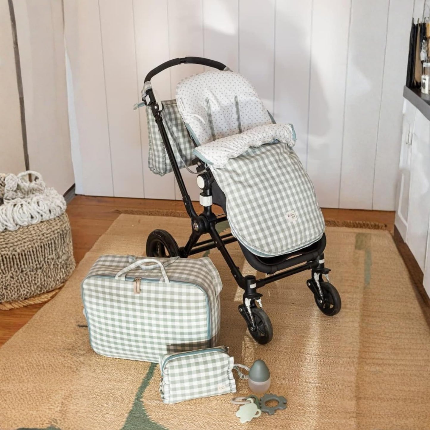 Walking Mum Remy 2-in-1 magamiskott universaalne, roheline, 36356