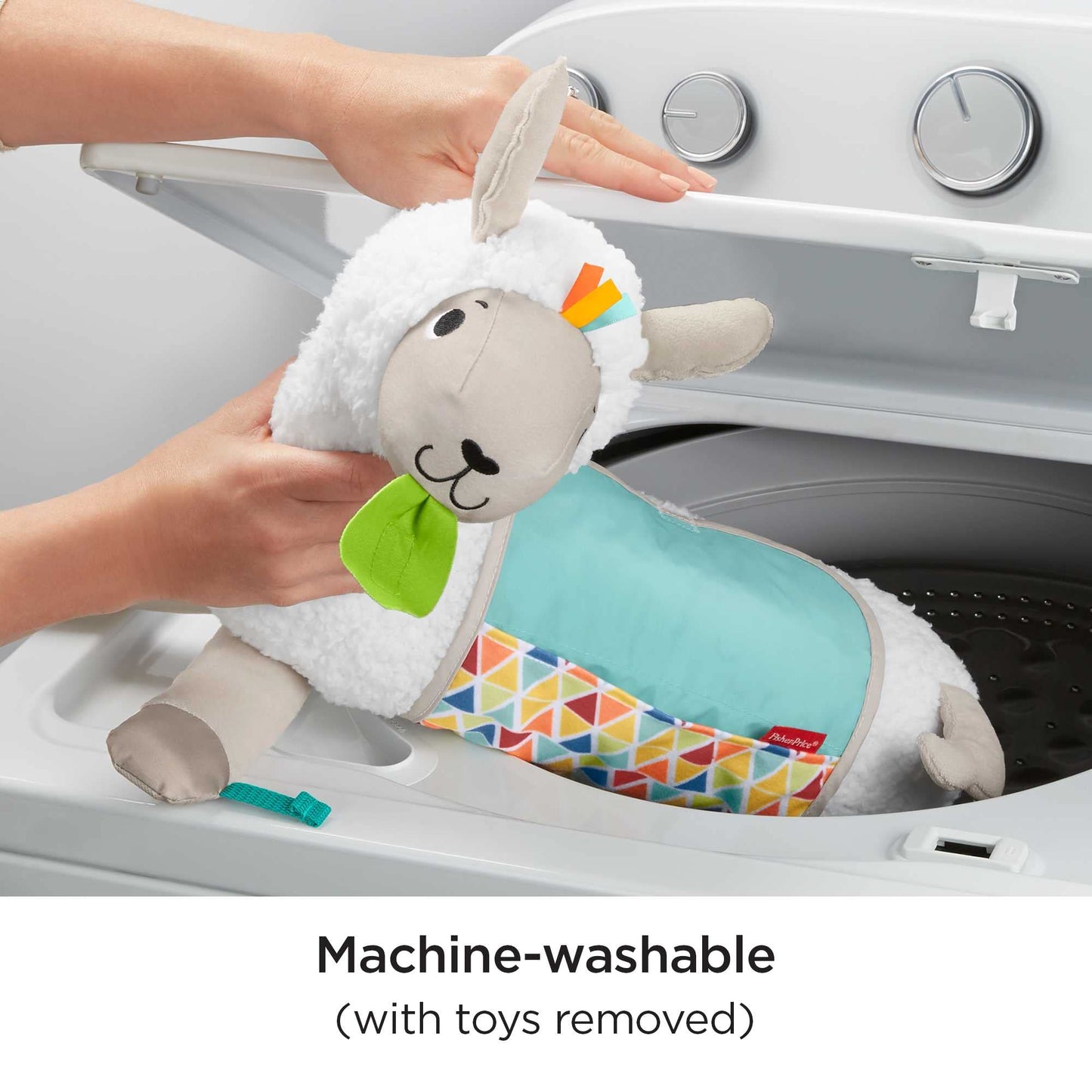 Fisher-Price Tummy Time Llama Plush sensoorne kõhuli mänguasi alates sünnist