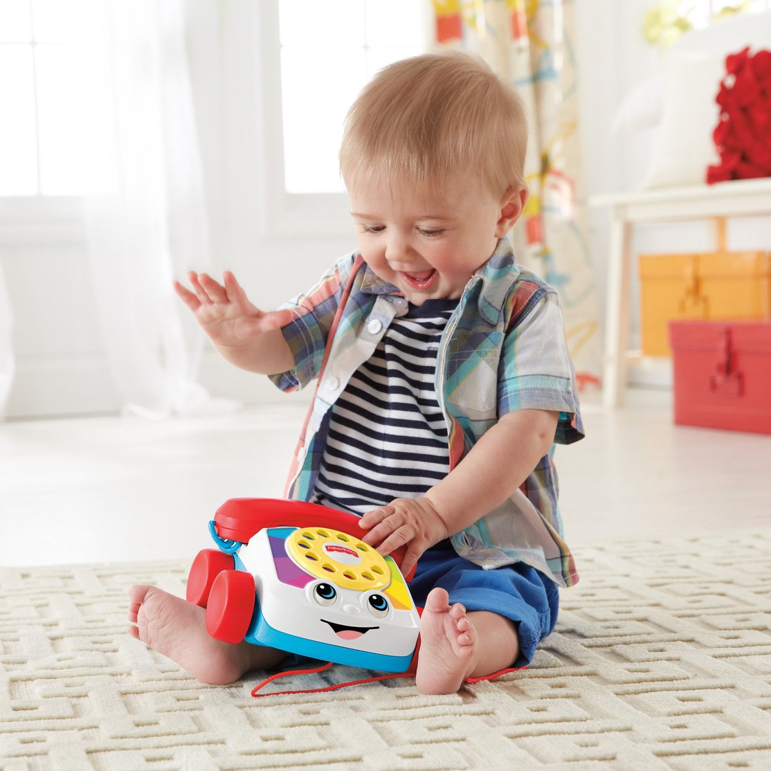 Fisher-Price järelveetav telefon - arendav mänguasi (12+ kuud)
