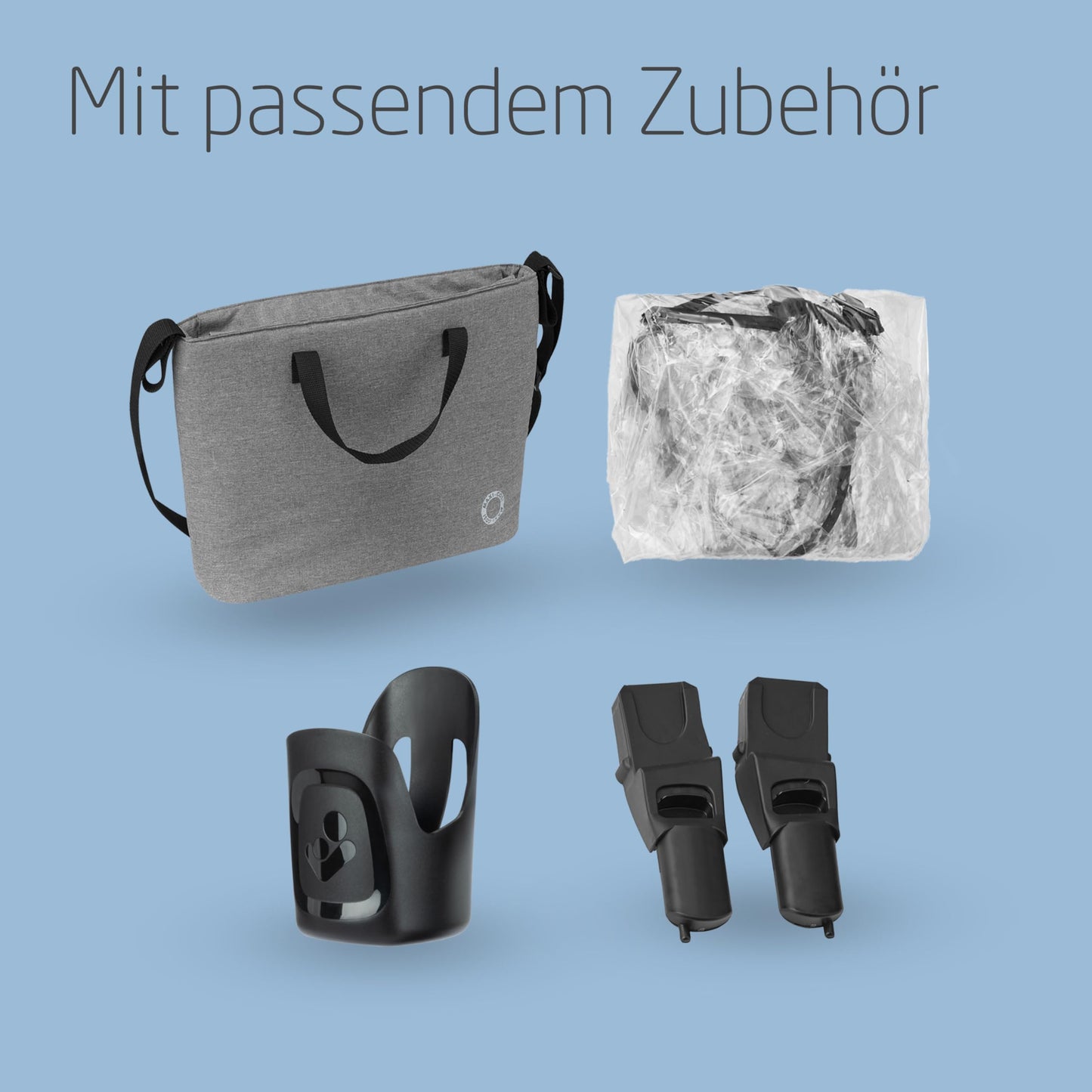 Maxi-Cosi Zelia Select Trio 3-ühes lapsevanker, CabrioFix S i-Size, hall, 0–4 a
