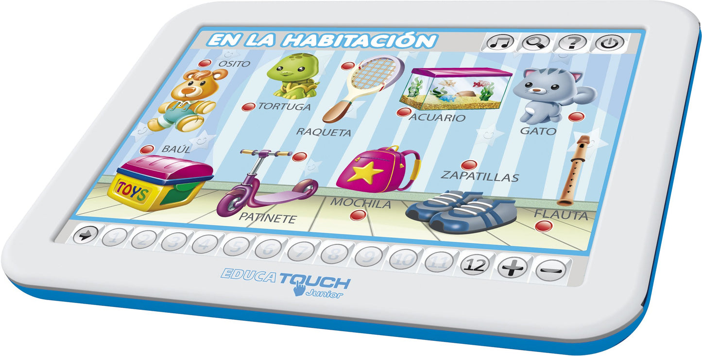 Educa Touch Junior „Ma õpin tähestikku“ – interaktiivne õppemäng 3–6-aastastele (hispaaniakeelne versioon)