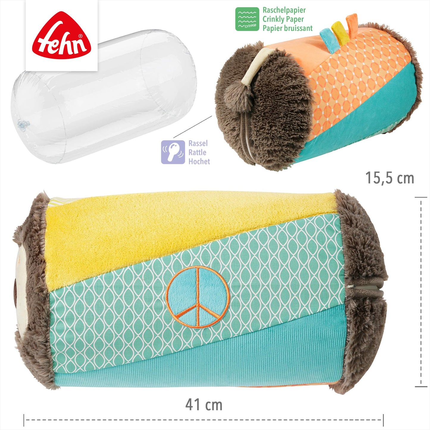 Fehn 066326 roomamisrull Lõvi, 6+ kuud, Ø 22 x 34 cm