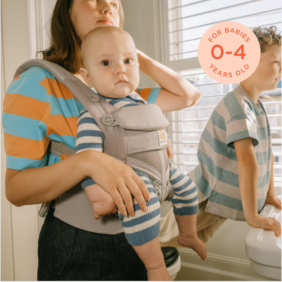 Ergobaby Omni Classic kandekott Soft Olive, 0-48 kuud