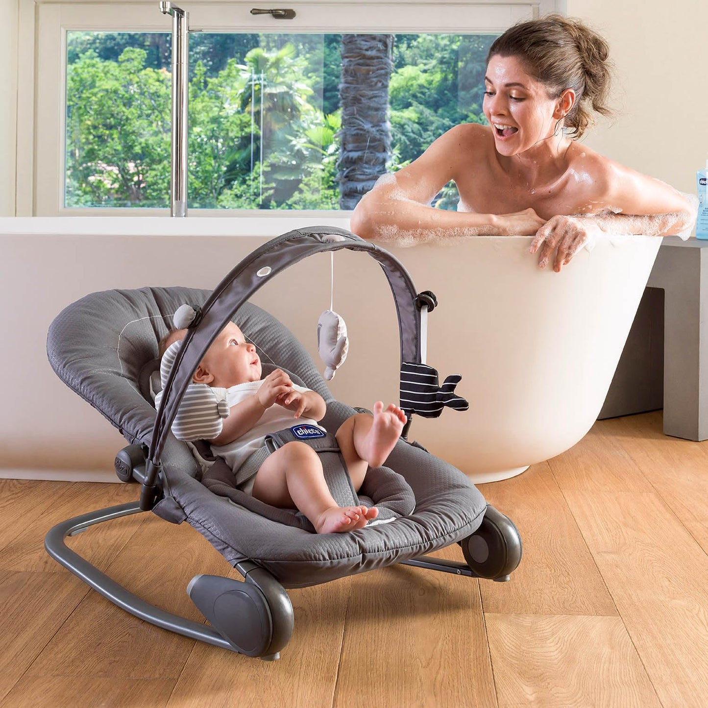 Chicco Hoopla beebikiik Moon Grey, 0 kuud kuni 18 kg