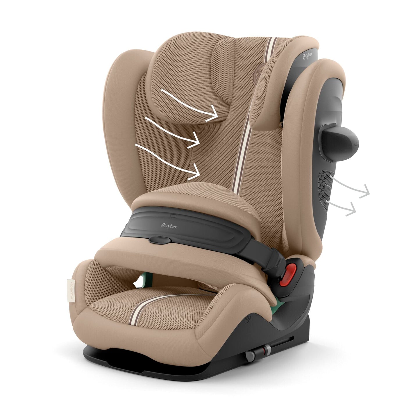 Cybex Pallas G3 i-Size Plus turvatool Almond Beige, 15 kuud kuni 12 aastat