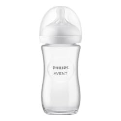 Philips Avent Natural Response klaasist lutipudel 240 ml, 3+ kuud