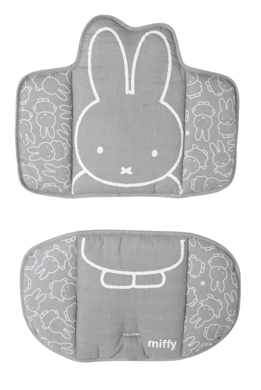 roba miffy söögitooli pehmendus, 2-osaline, hall