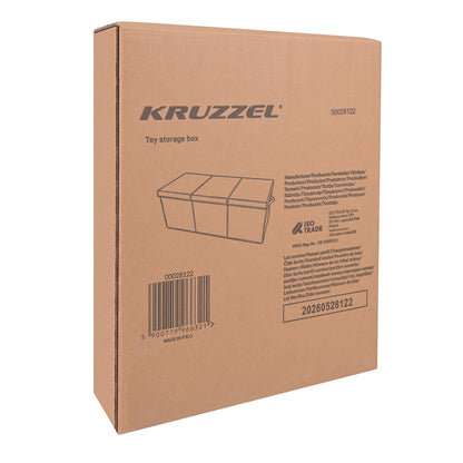 Kokkupandav mänguasjakast 132 l, must (Black)