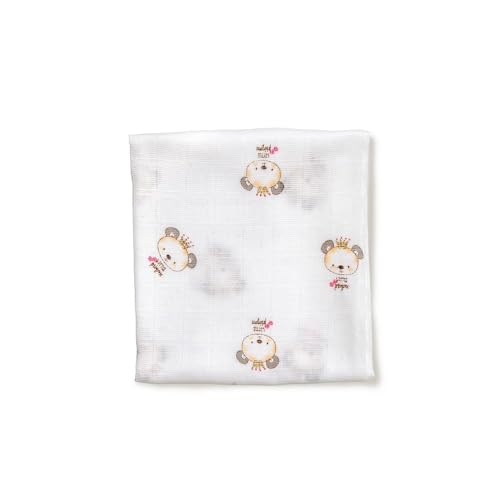 Interbaby 3-osaline marlite komplekt, 80 × 80 cm, roosade mustritega