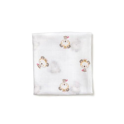 Interbaby 3-osaline marlite komplekt, 80 × 80 cm, roosade mustritega