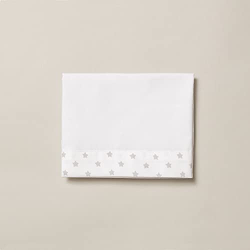 Interbaby Tipi Bear voodipesukomplekt beebivoodile 60 × 120 cm, valge/hall