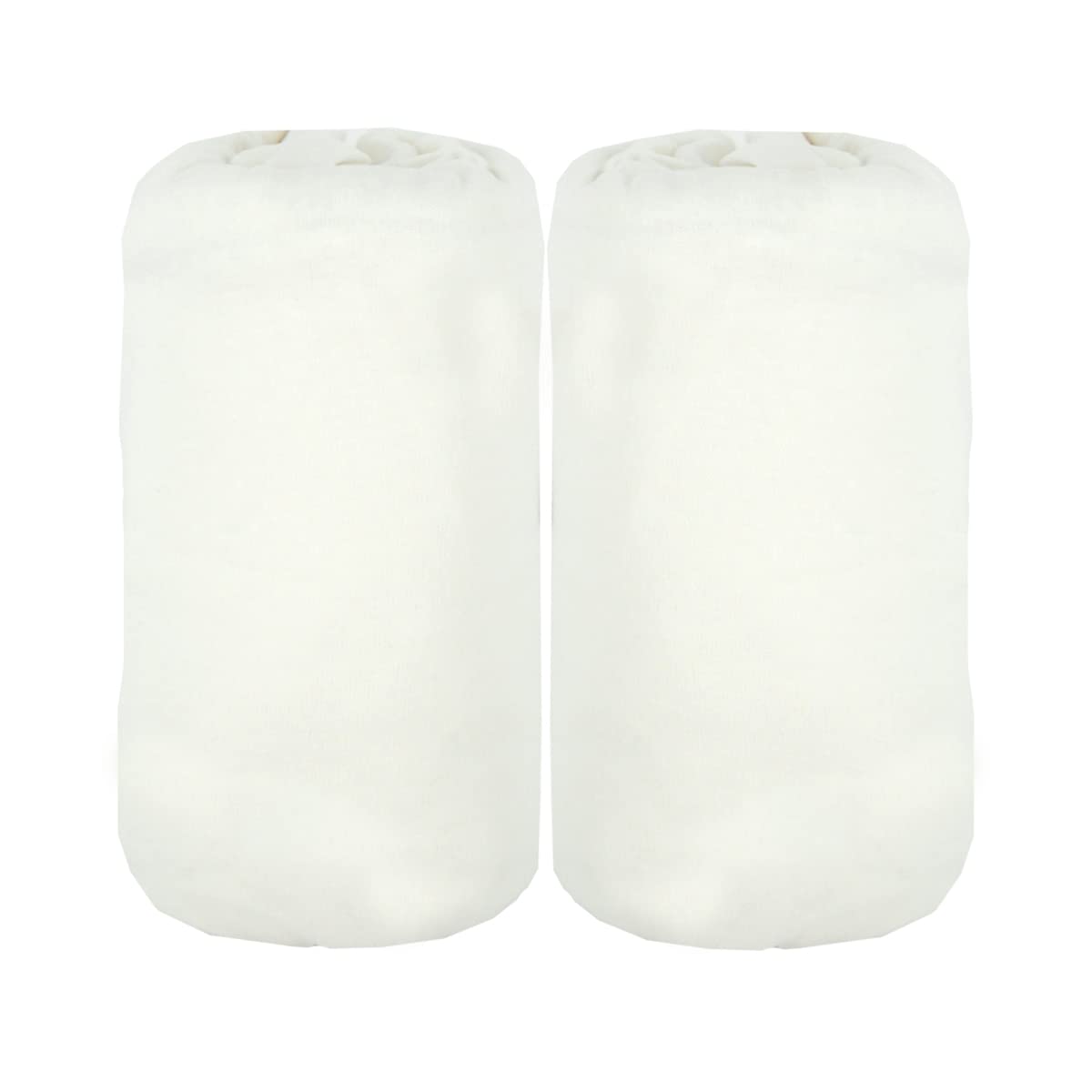 Babycalin kummiga voodilina komplekt 70×140 cm, 2 tk, valge (OEKO-TEX)