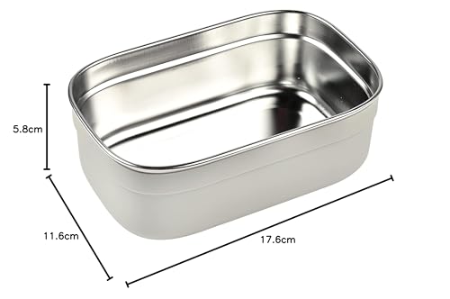 BÉABA roostevabast terasest laste lõunakarp 760 ml, vaheseinte ja silikoonkattega (hall/roosa)