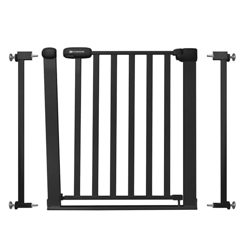 Kinderkraft LOCK&GO turvavärav, 75–103 cm, must