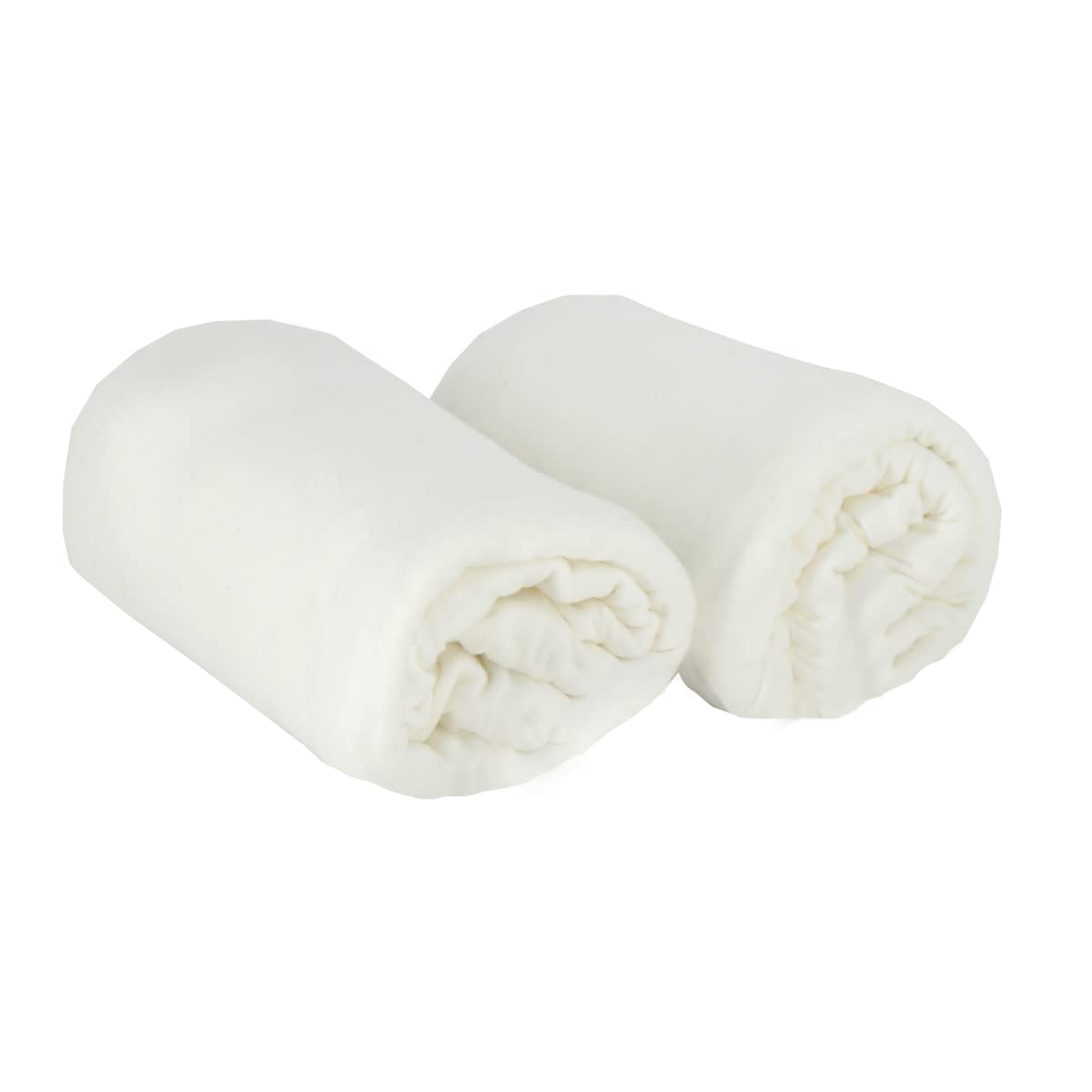Babycalin kummiga voodilina komplekt 70×140 cm, 2 tk, valge (OEKO-TEX)