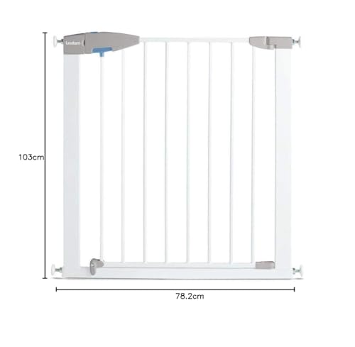 Munchkin Lindam Sure Shut Porte turvavärav treppidele ja ukseavadele 76–82 cm, valge
