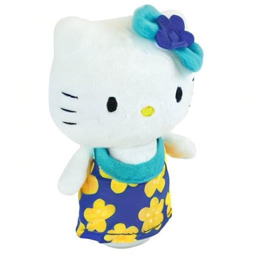 Jemini Hello Kitty pehme mänguasi Bluetooth-kõlariga, u 11 cm (roosa või sinine kleit)