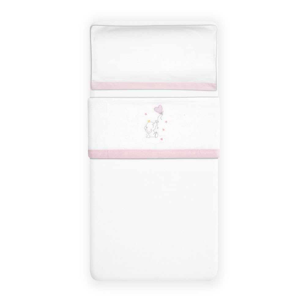 Interbaby talvine voodipesu komplekt 50×80 cm, flanell, roosa