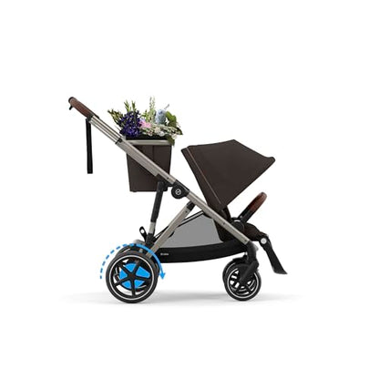 Cybex Gold e-Gazelle S elektrilise abisüsteemiga jalutuskäru, Chocolate Brown