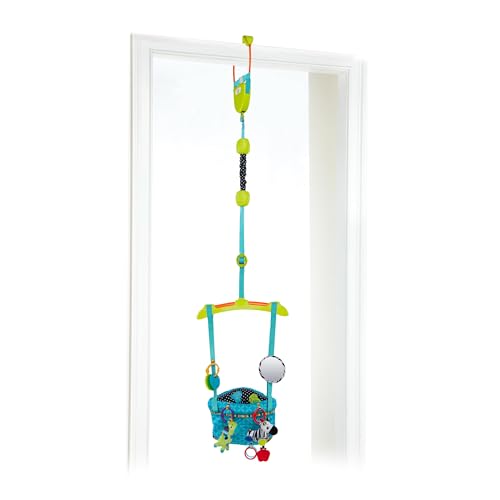 Bright Starts Bounce 'n Spring Deluxe hüppekiik uksele, mänguasjadega