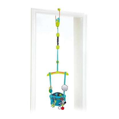 Bright Starts Bounce 'n Spring Deluxe hüppekiik uksele, mänguasjadega