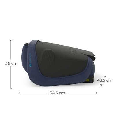 Kinderkraft UNITY 2 i-Size klapitav turvatool 100–150 cm, ISOFIX, tumesinine