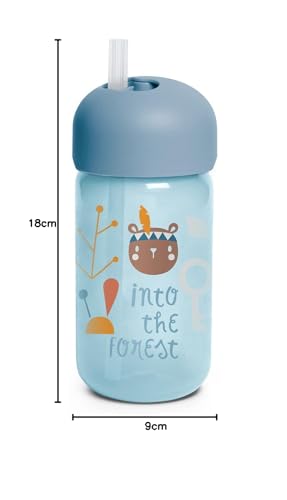 Suavinex joogitops kõrrega +18 kuud, 340 ml, Forest Blue
