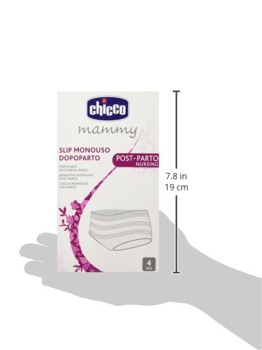 Chicco Mammy ühekordsed sünnitusjärgsed võrkpüksid, valged, 4 tk pakis