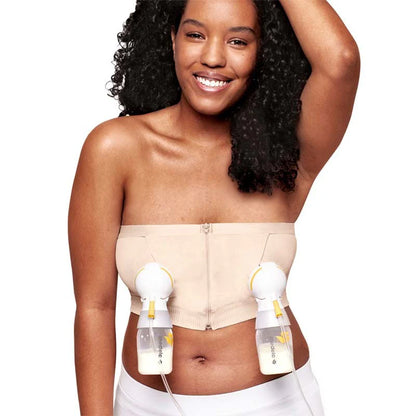 Medela Hands Free Pumping Bustier käed-vabad rinnapumba rinnahoidja, nahatoon