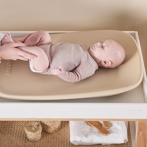 Nattou Premium Soft vahust mähkimisalus 50 × 70 cm, veekindel ja ergonoomiline, beež