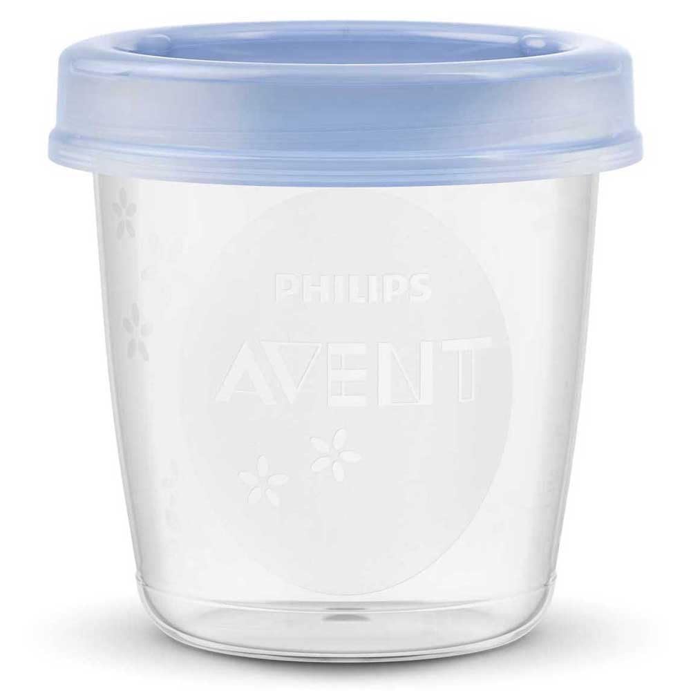 PHILIPS AVENT rintamaidon säilytysjärjestelmä SCF618/10, 10 × 180 ml mukia