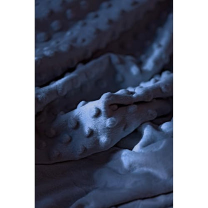 Interbaby Bubble beebitekk, tumesinine Minky, 80 × 110 cm